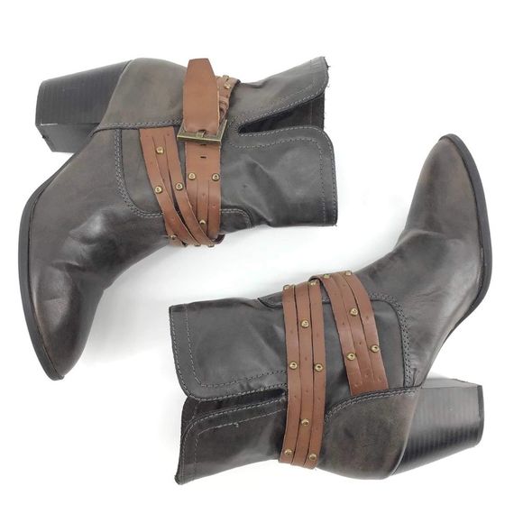 MIA Shoes - MIA Rustic boots western studded belt cowboy boots